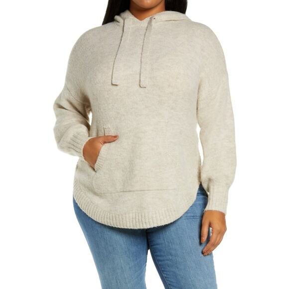 Madewell Wilmington Hoodie Sweater pullover super soft and cream colored size S - Picture 1 of 6
